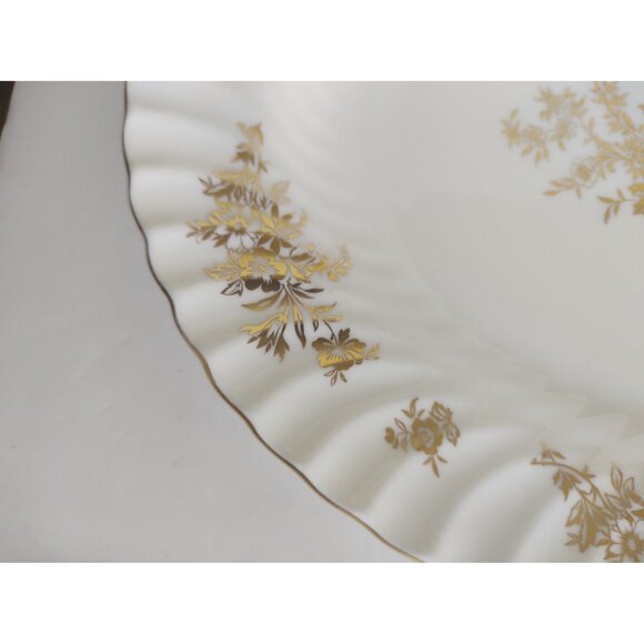 Minton Bone China 12 5/8" x 9 3/4" Oval Serving Platter Marlow Pattern - Picture 5 of 13